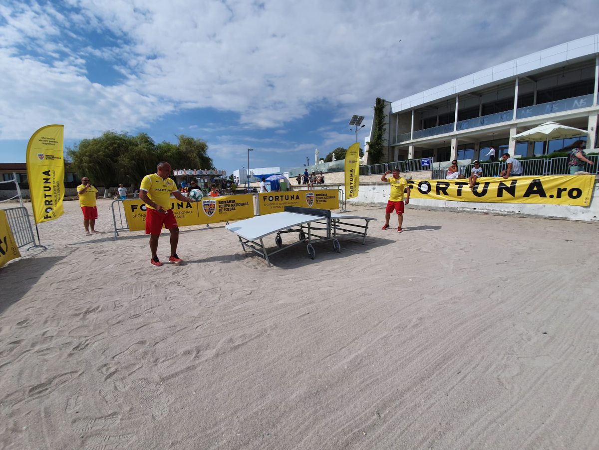 Prunea și Selymes pe litoral, la Teqball