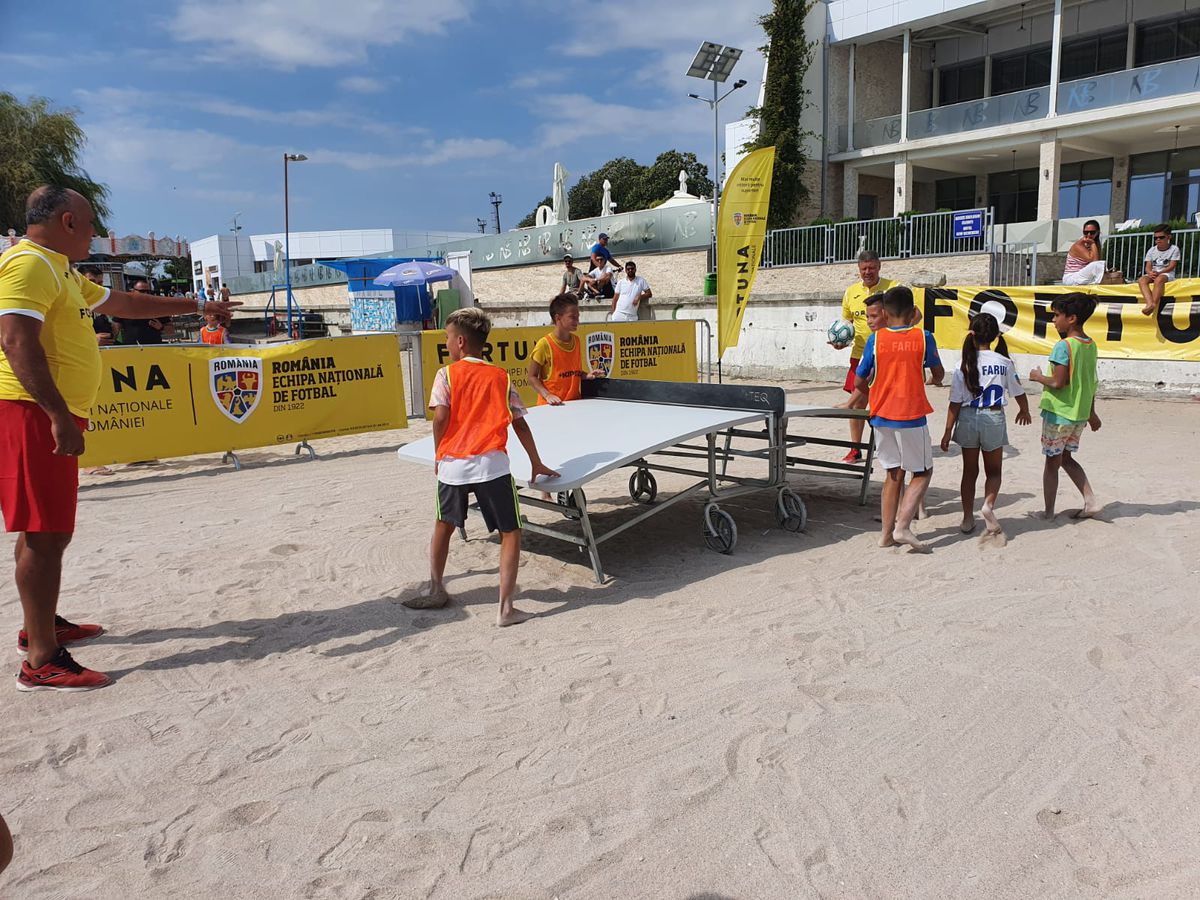 Prunea și Selymes pe litoral, la Teqball