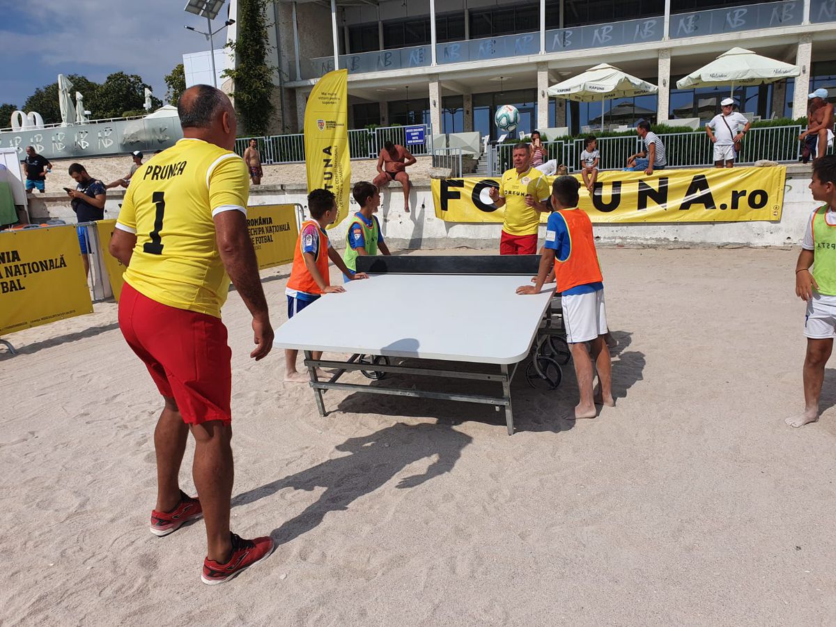 Prunea și Selymes pe litoral, la Teqball