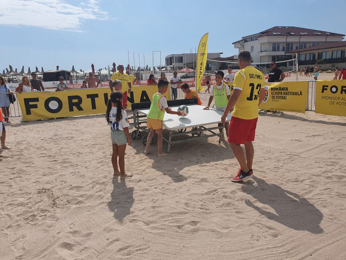 Prunea și Selymes pe litoral, la Teqball