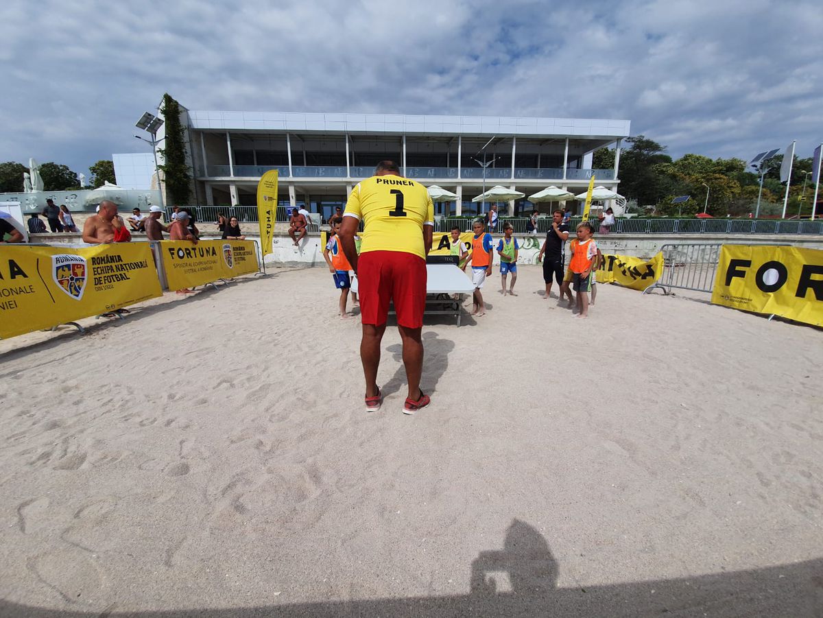 Prunea și Selymes pe litoral, la Teqball