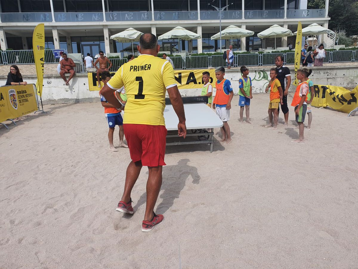 Prunea și Selymes pe litoral, la Teqball