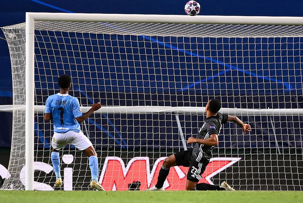 VIDEO + FOTO Raheem Sterling s-a făcut de râs! Starul lui Manchester City, ratare incredibilă înainte de golul decisiv al lui Lyon