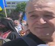 Gigi Becali - protest: 15 august 2021