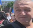 Gigi Becali - protest: 15 august 2021