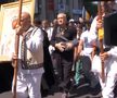 Gigi Becali, moment neașteptat la protestul din Piața Victoriei » A început să cânte alături de preoți în fața reporterilor