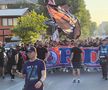 Moment emoționant înainte de startul meciului Rapid - FCSB