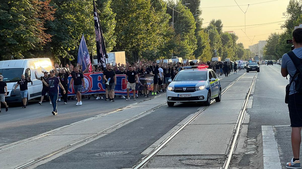 FOTO RAPID - FCSB, suporteri 15.08.2021