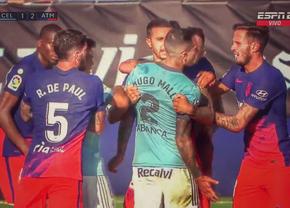 Scandal în primul meci al zilei din La Liga! 3 cartonașe roșii acordate în prelungiri
