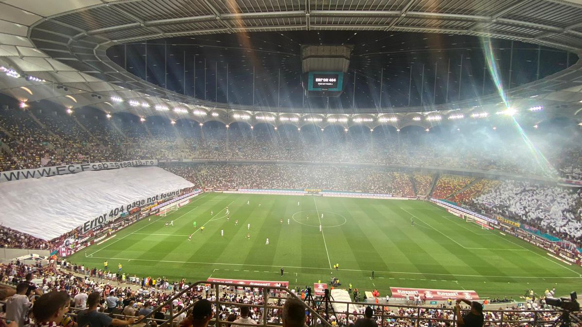 Nou record! Câți fani au fost la Rapid - FCSB + scenografiile galeriilor