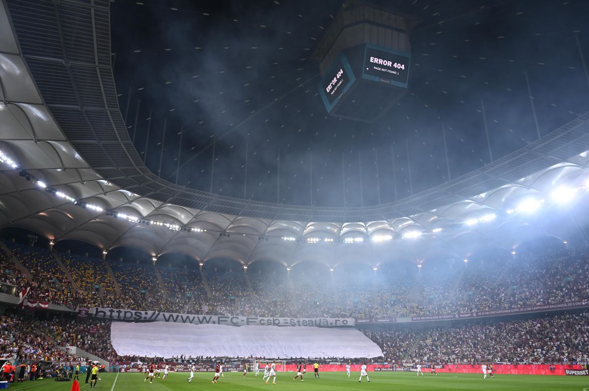 Moment emoționant înainte de startul meciului Rapid - FCSB