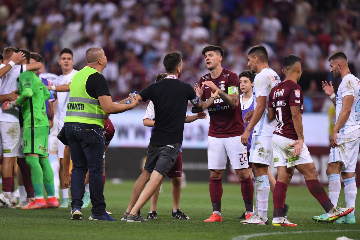 FOTO Rapid, sărbătoare cu fanii după 1-0 cu FCSB