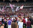 Rapid, sărbătoare cu fanii după 1-0 cu FCSB, foto: Raed Krishan/GSP