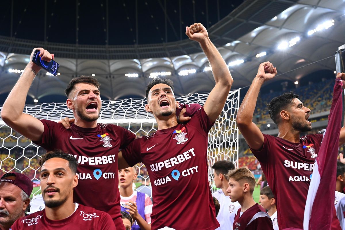 FOTO Rapid, sărbătoare cu fanii după 1-0 cu FCSB