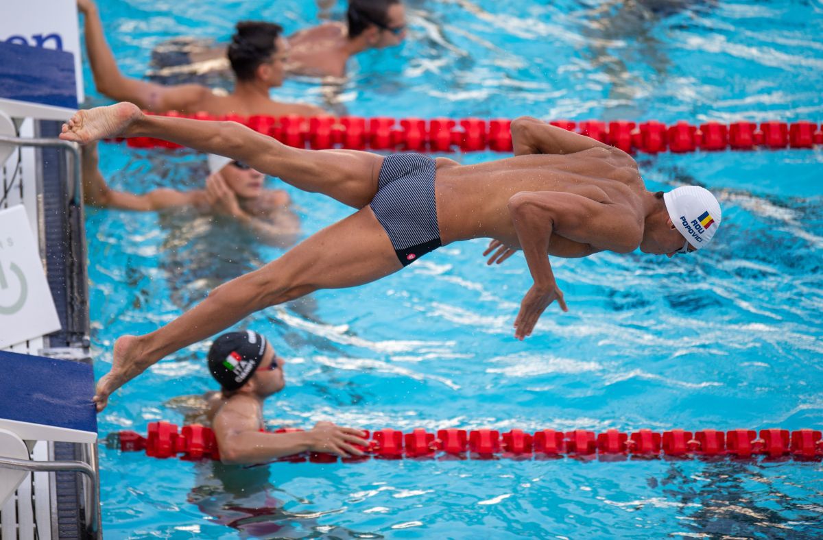 David Popovici, finală la 200 de metri liber / FOTO: Raed Krishan