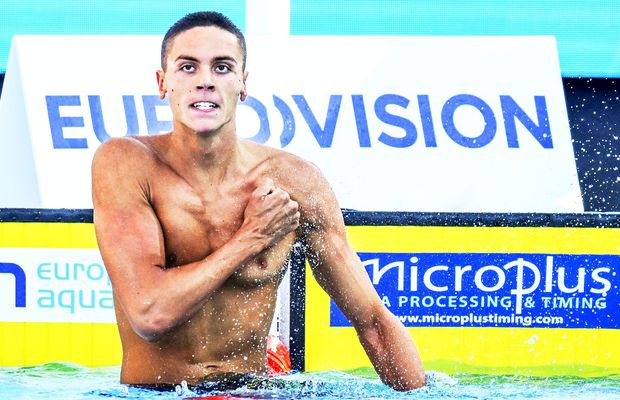 Premiul primit de David Popovici pentru cele două medalii de aur de la Europene: „Evoluțiile lui nu puteau trece neobservate”