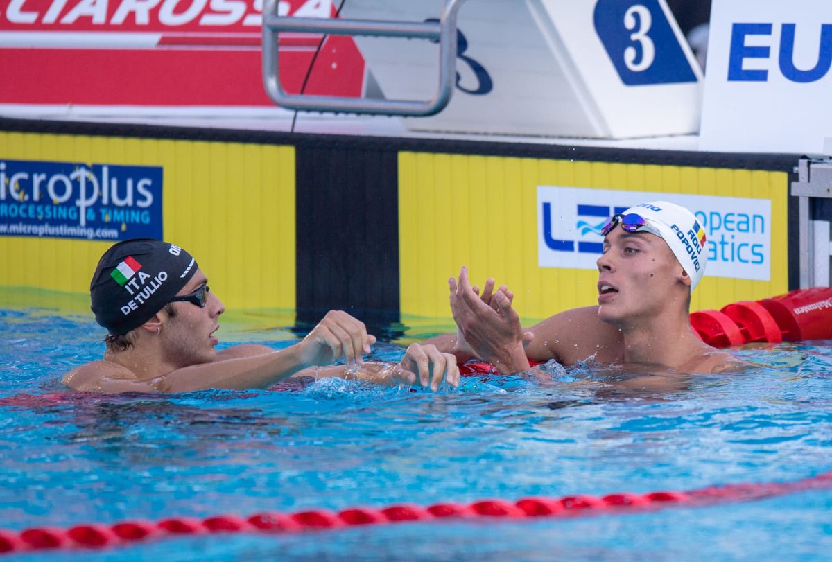 Prima reacție a lui David Popovici după ce a luat aurul la 200 de metri liber și a fost la o sutime de Phelps: „Ăsta a fost primul gând «Ahh»”