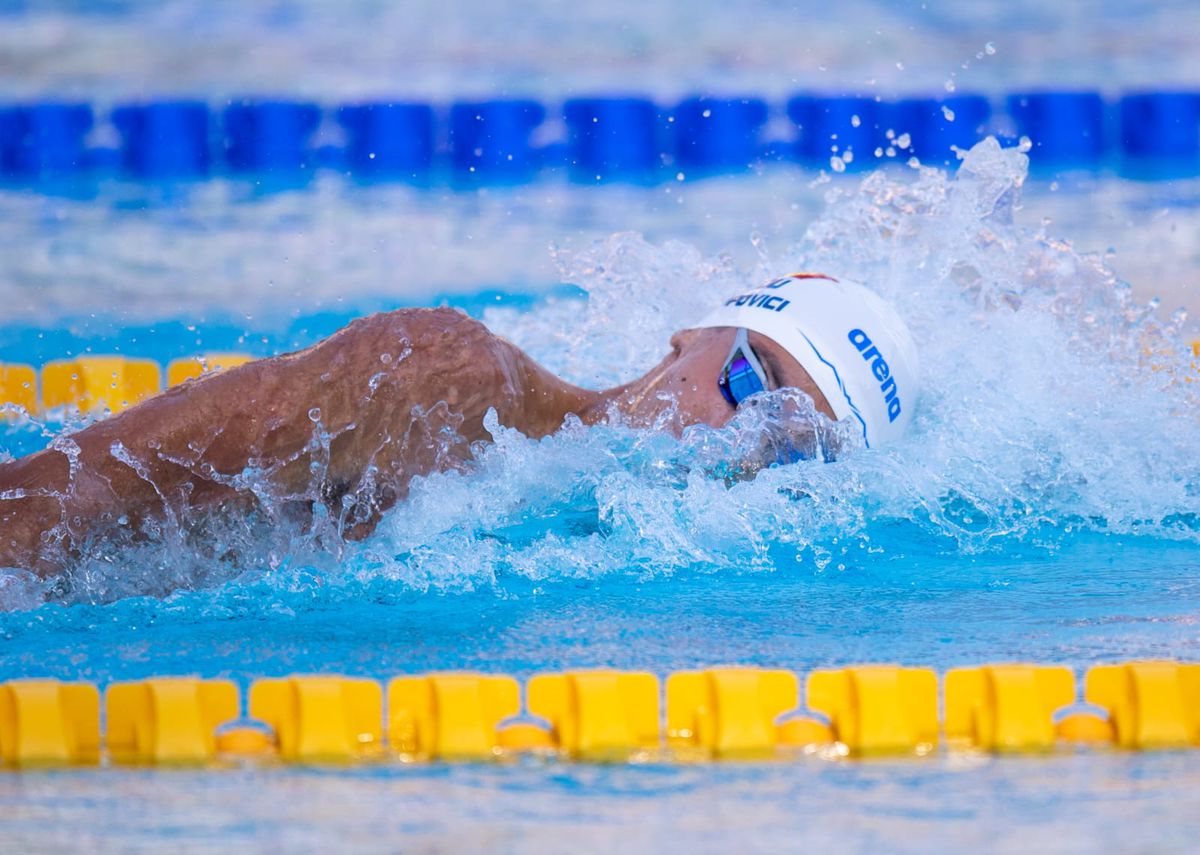Atât de MARE e Popovici! Unde erau rivalii campionului român când David termina cursa