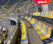 Inundație în tribunele Arenei Naționale în timpul meciului FCSB - Chindia » Imaginile falimentului de la cel mai mare și mai scump stadion din țară