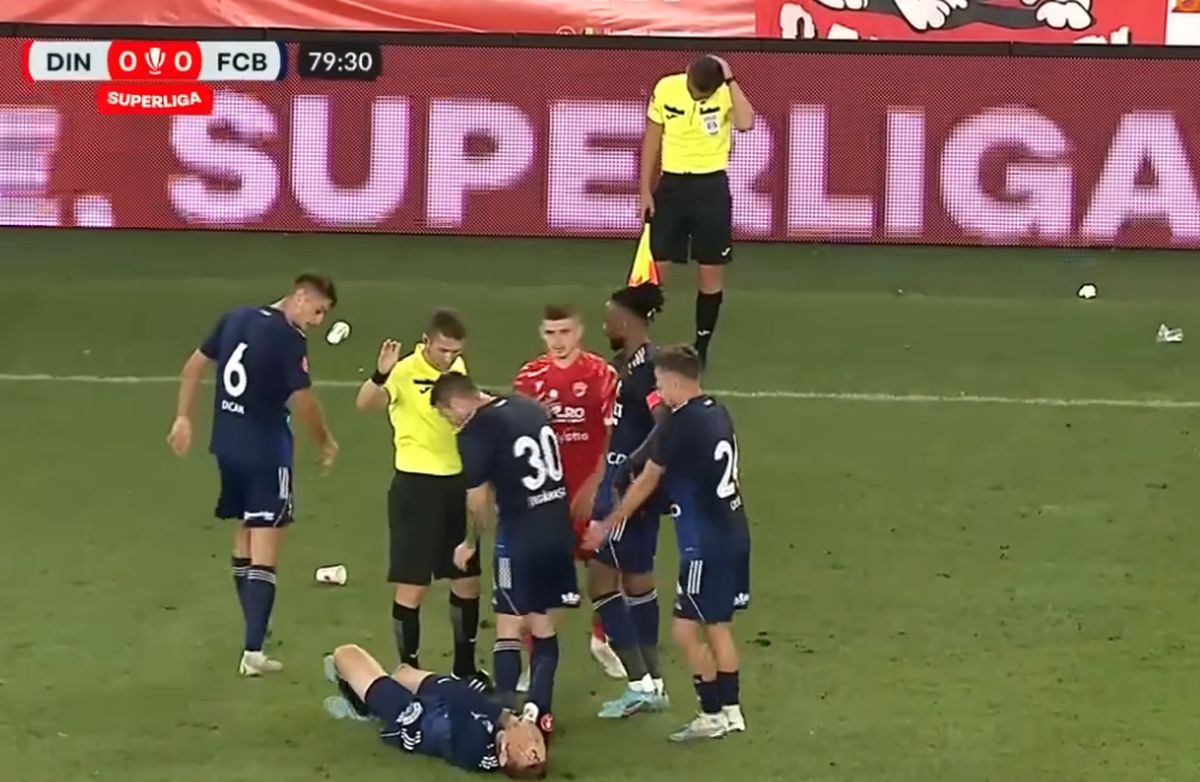 Dinamo anunță măsuri radicale, după ce un spectator a luat la țintă arbitrul: „Pe măsura faptei!”