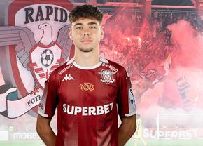 Andrei Borza, prezentat oficial la Rapid: „Ei m-au determinat să fac acest pas”