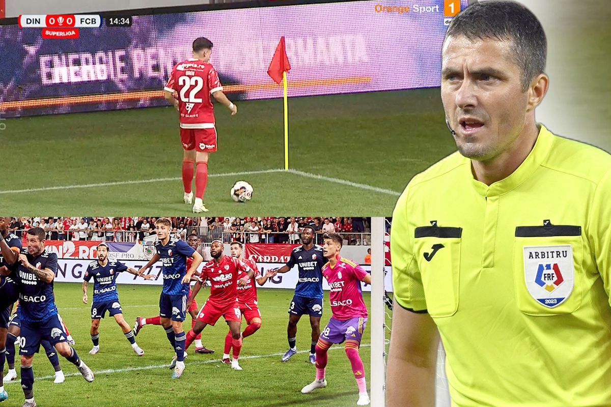 Cojocarule, ai dormit în prima repriză? A permis desfășurarea meciului Dinamo - FC Botoșani deși regulamentul a fost încălcat flagrant