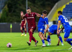 CFR Cluj - Maccabi Petach Tikva, în turul 3 preliminar din Conference League. Bîrligea a cerut penalty