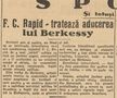 „Telenovela” negocierilor dintre Rapid și Elemer Berkessy