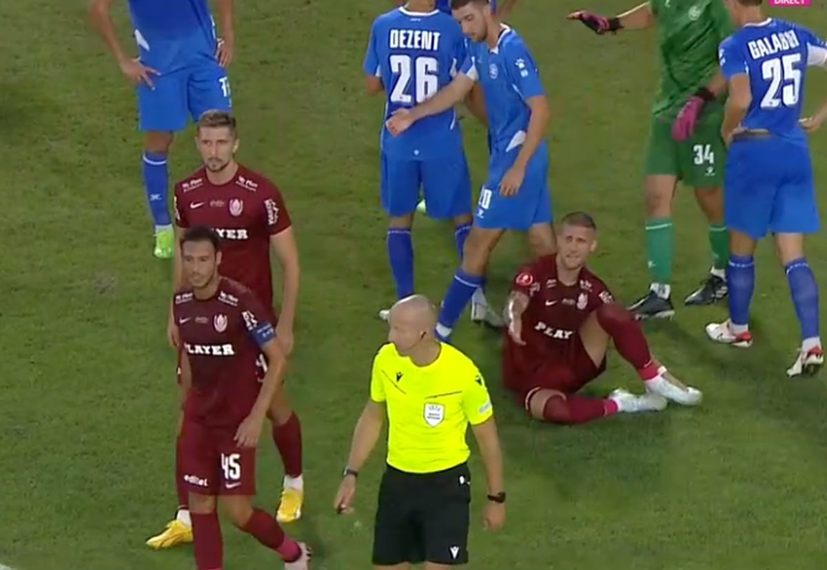 Decizie controversată la CFR Cluj - Maccabi Petach Tikva » Echipa lui Dan Petrescu a cerut penalty