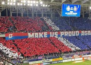 Câți bani ar fi primit ultrașii de la FCSB de la casa de pariuri pentru scenografia dinaintea partidei cu Sparta Praga » Reacția Peluzei Nord