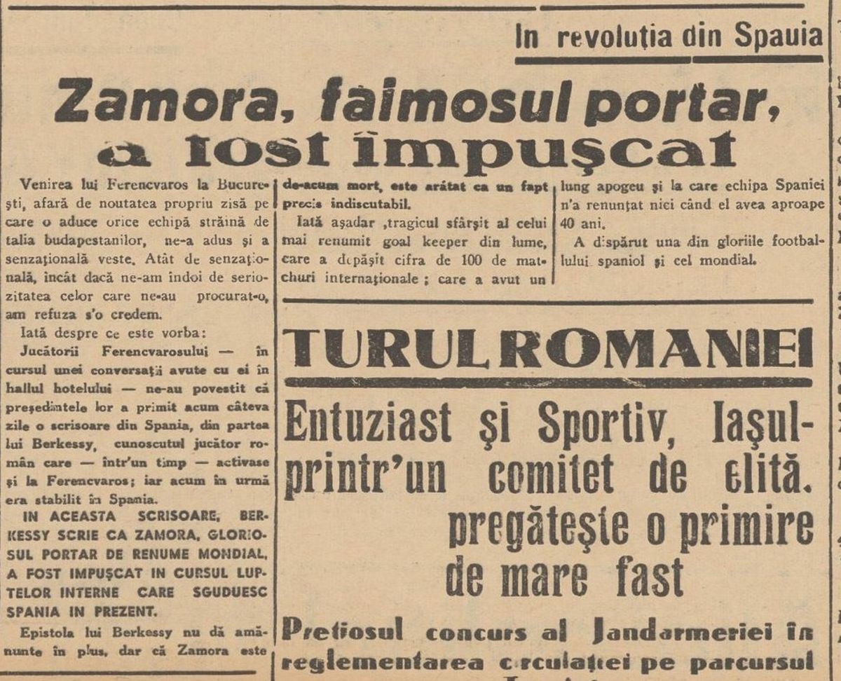 Elemer Berkessy, primul jucător născut pe teritoriul actual al României ajuns la FC Barcelona