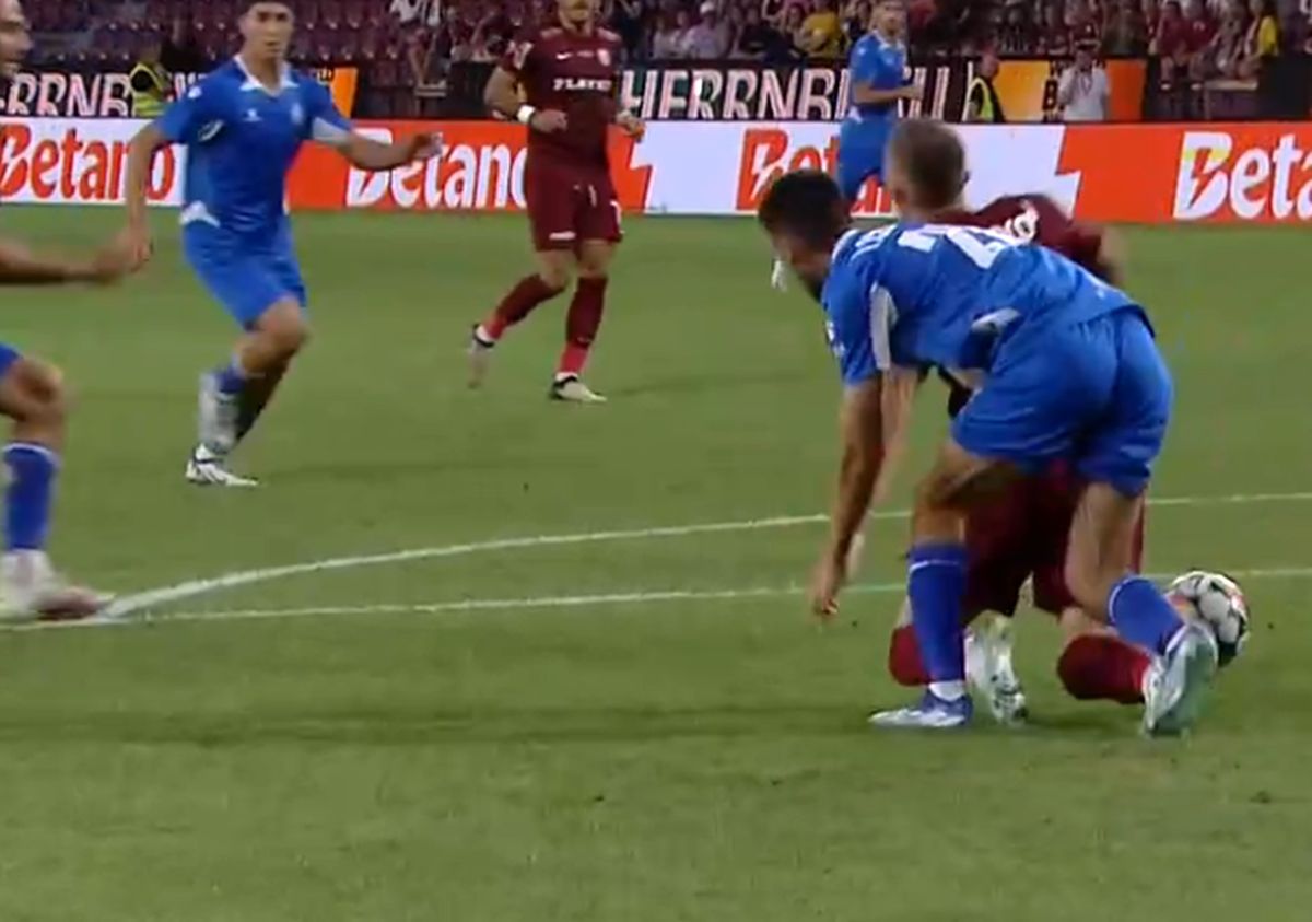 Decizie controversată la CFR Cluj - Maccabi Petach Tikva » Echipa lui Dan Petrescu a cerut penalty