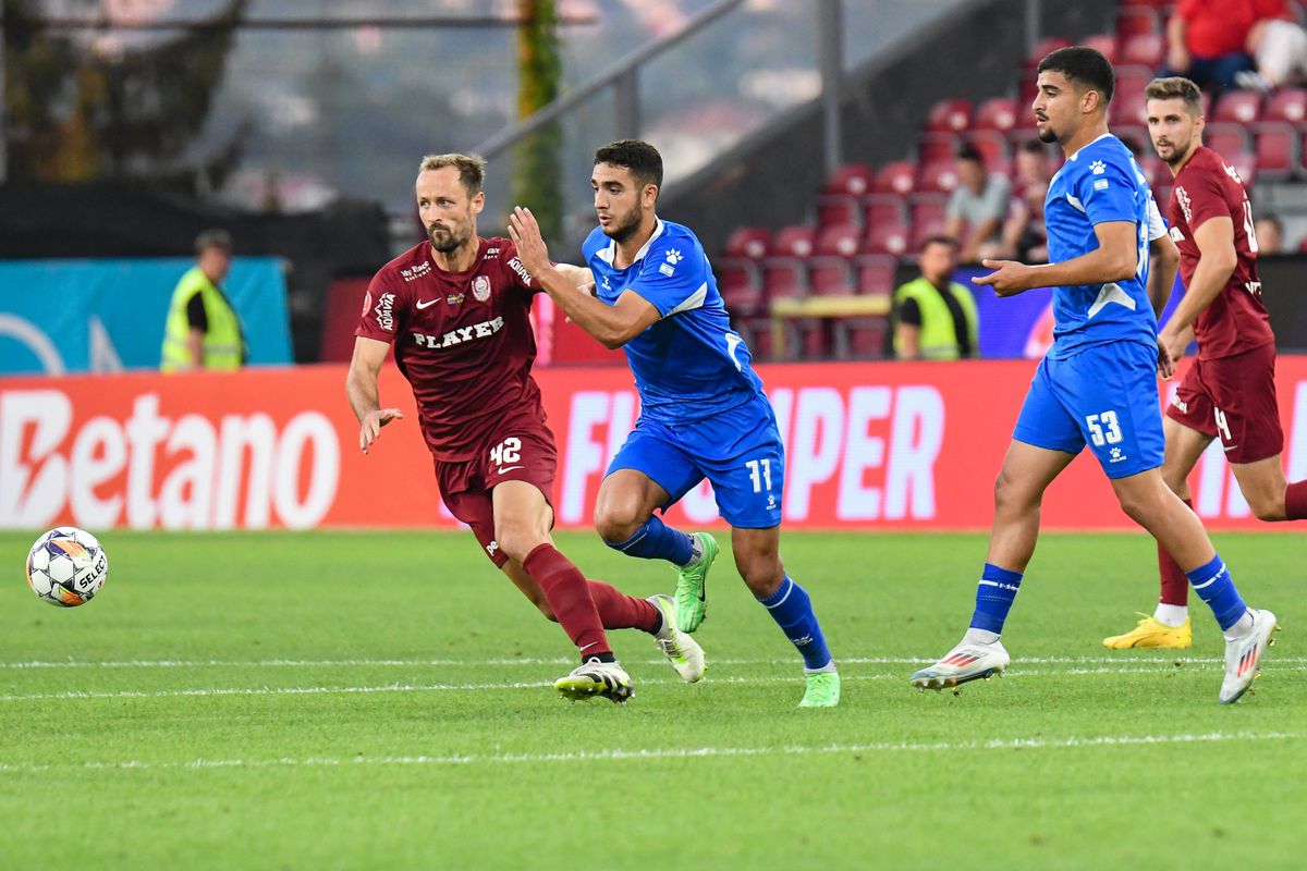 CFR Cluj e în play-off-ul Conference League. Echipa lui Dan Petrescu, victorie și în Gruia cu Maccabi Petach Tikva