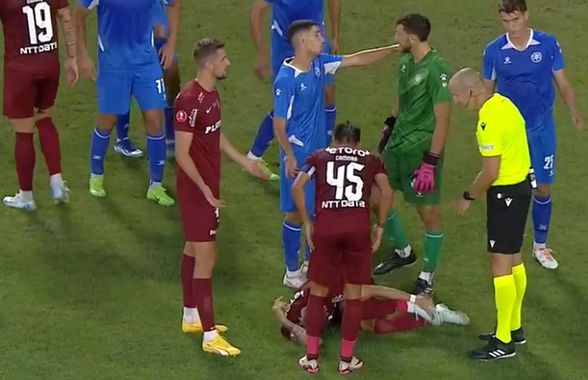 Decizie controversată la CFR Cluj - Maccabi Petach Tikva » Echipa lui Dan Petrescu a cerut penalty