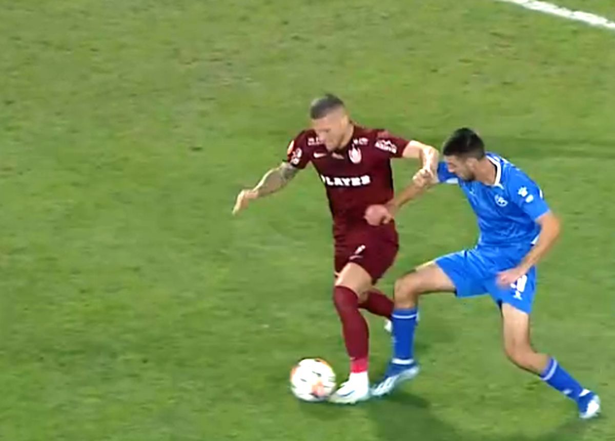 Decizie controversată la CFR Cluj - Maccabi Petach Tikva » Echipa lui Dan Petrescu a cerut penalty