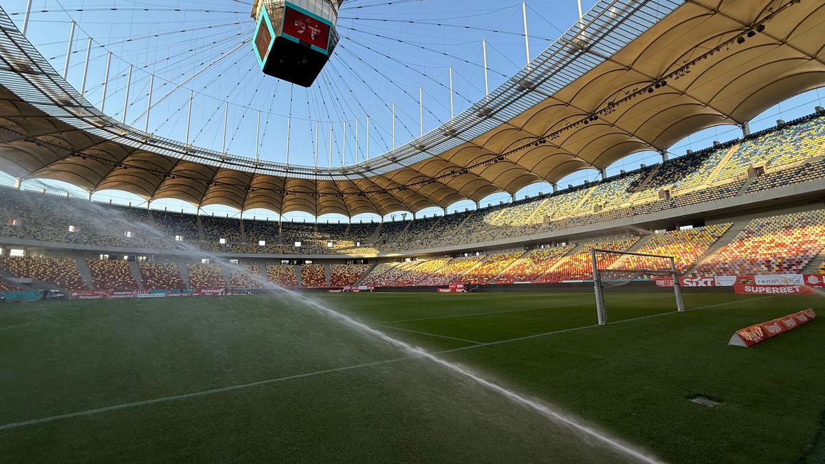 Imagini de la Arena Națională înainte de Dinamo - UTA Arad