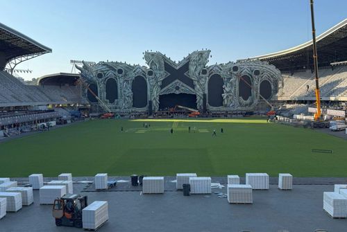 Gazonul de pe Cluj Arena, în condiții bune după Untold X/ foto: Facebook @Mihai Tișe