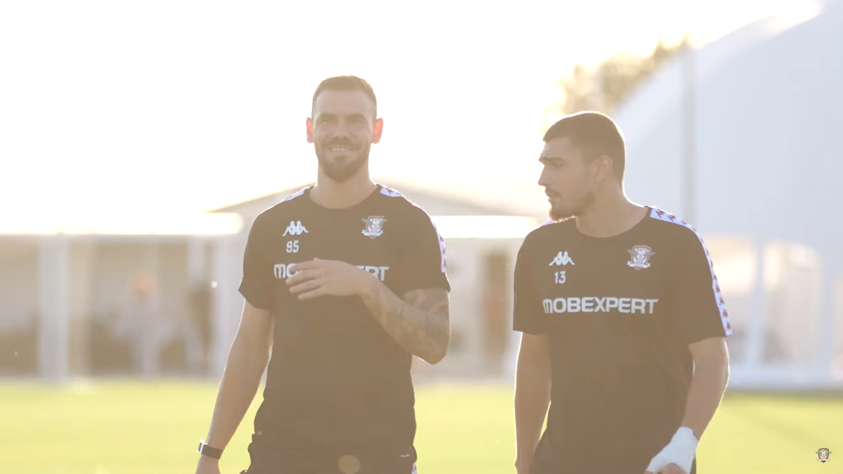 Rapid a susținut prima sesiune de antrenamente la noua bază din Ștefănești