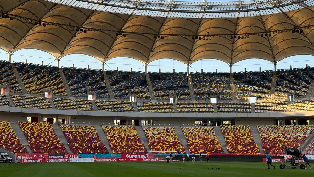 Imagini de la Arena Națională înainte de Dinamo - UTA Arad