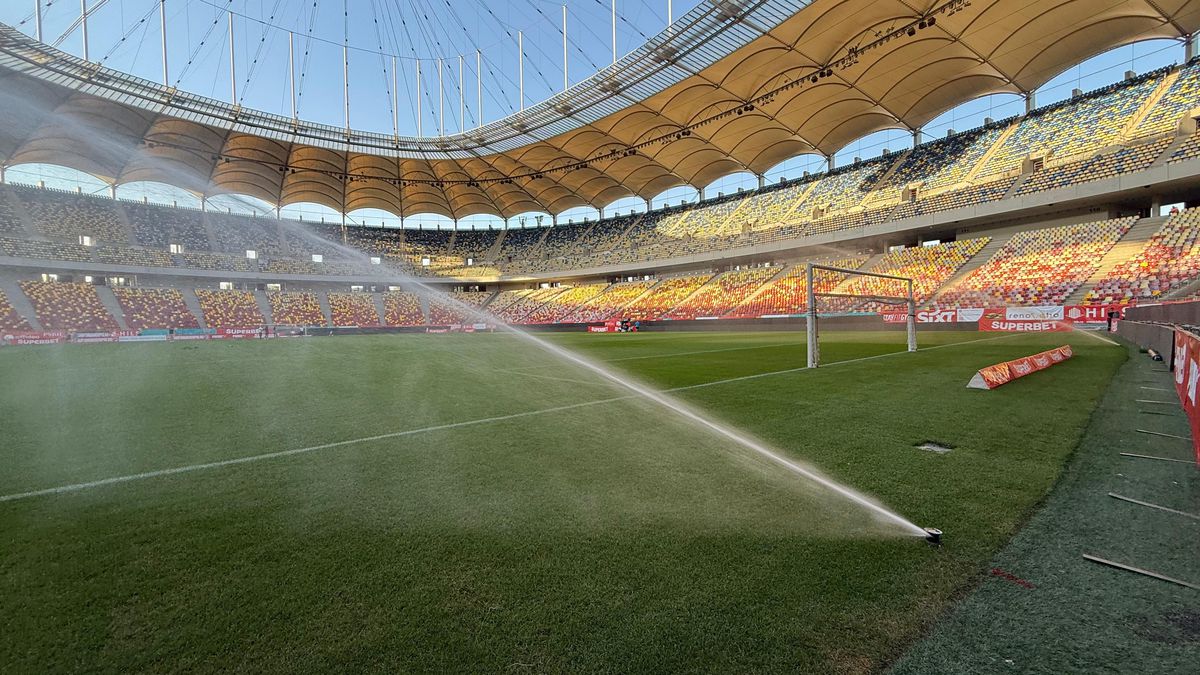 Imagini de la Arena Națională înainte de Dinamo - UTA Arad