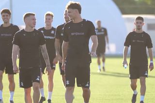 Rapid a susținut prima sesiune de antrenamente la noua bază din Ștefănești