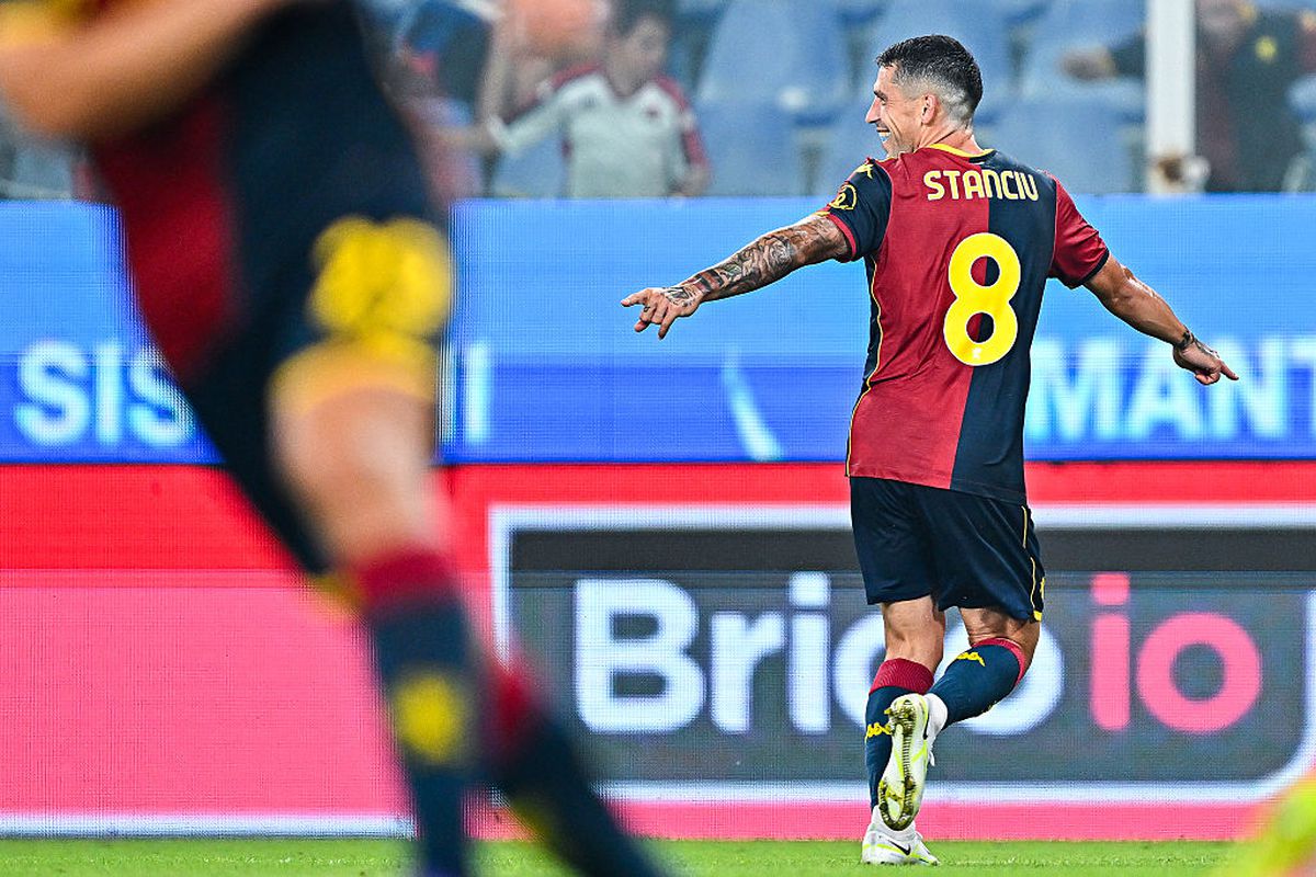 Nicolae Stanciu, ce „rachetă” la debutul pentru Genoa! Gol senzațional sub privirile lui Mircea Lucescu și Dan Șucu