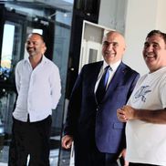 Ilie Bolojan și Gică Hagi, la baza Farului/ foto: Facebook @Farul Constanța