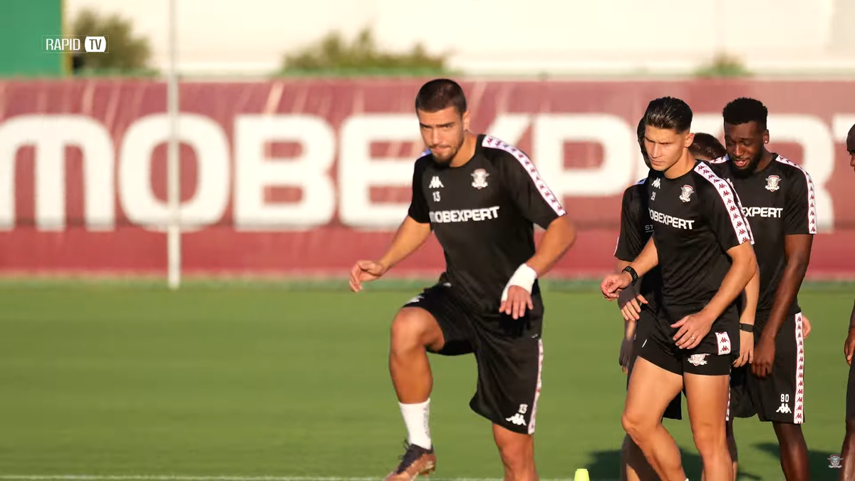 Rapid a susținut prima sesiune de antrenamente la noua bază din Ștefănești