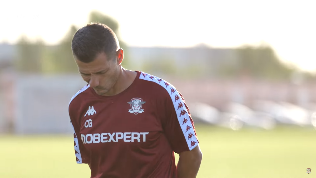 Rapid a susținut prima sesiune de antrenamente la noua bază din Ștefănești