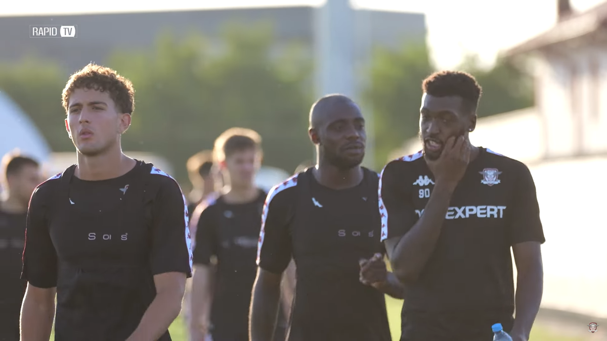 Rapid a susținut prima sesiune de antrenamente la noua bază din Ștefănești