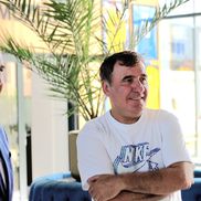 Ilie Bolojan și Gică Hagi, la baza Farului/ foto: Facebook @Farul Constanța