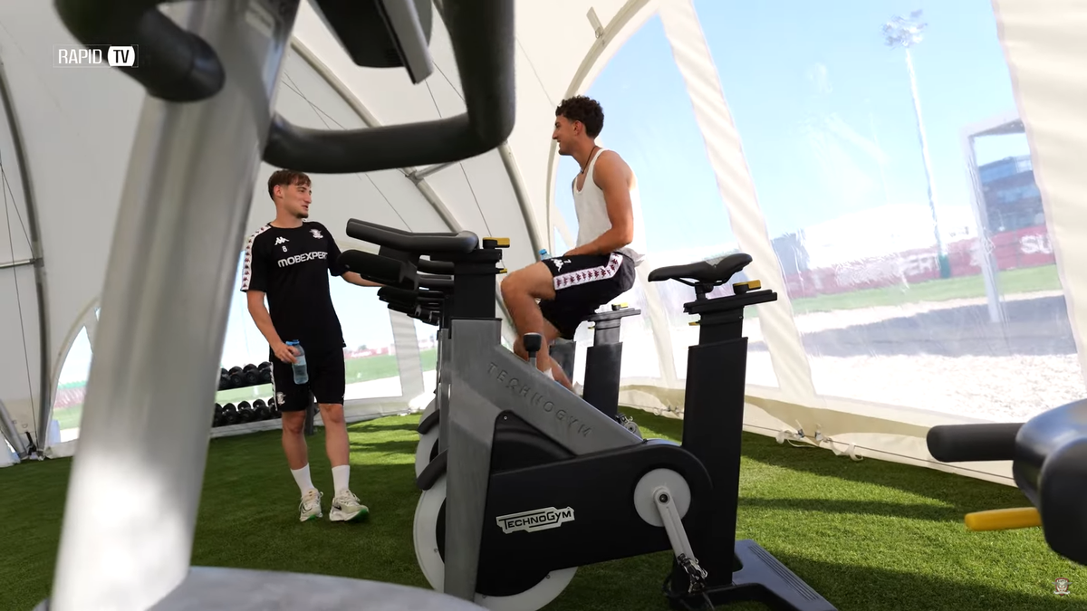 Rapid a susținut prima sesiune de antrenamente la noua bază din Ștefănești