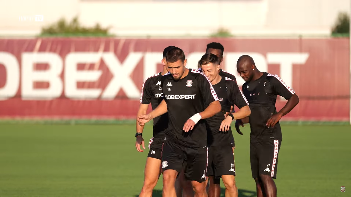 Rapid a susținut prima sesiune de antrenamente la noua bază din Ștefănești