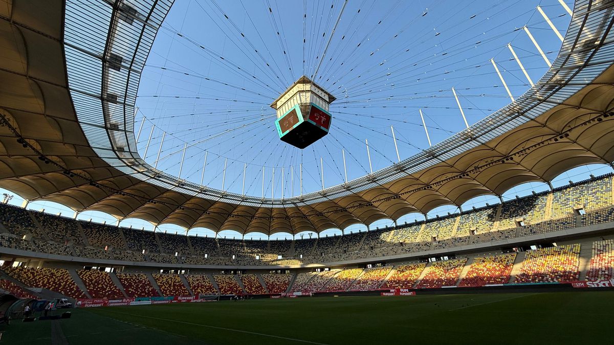 Imagini de la Arena Națională înainte de Dinamo - UTA Arad